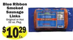 Sellers Bros Blue Ribbon smoked sausage links offer