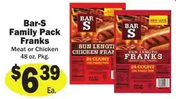 Sellers Bros Bar-S Family Pack Franks offer