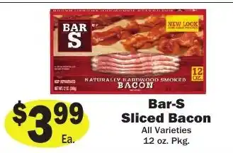 Sellers Bros Bar-S Sliced Bacon offer