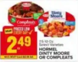 Food Lion Hormel Dinty Moore or Compleats offer