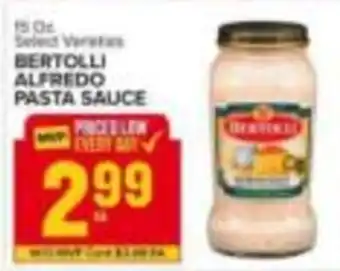 Food Lion Bertolli alfredo pasta sauce offer