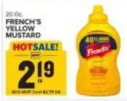 Food Lion French's yellow mustard offer