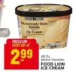 Food Lion Food Lion ice cream offer