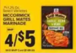 Food Lion McCormick Grill Mates Marinade offer