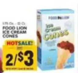 Food Lion Food Lion ice cream cones offer