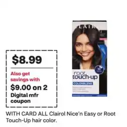 CVS Clairol Root Touch-Up hair color offer