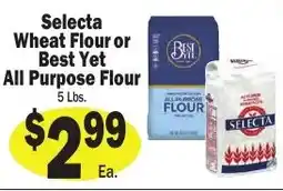Sellers Bros Selecta wheat flour or best yet all purpose flour offer