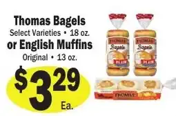 Sellers Bros Thomas Bagels offer
