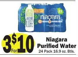 Sellers Bros Niagara Purified Water offer