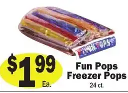 Sellers Bros Fun Pops Freezer Pops offer