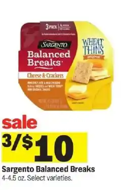 Meijer Sargento Balanced Breaks offer