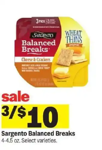 Meijer Sargento Balanced Breaks offer