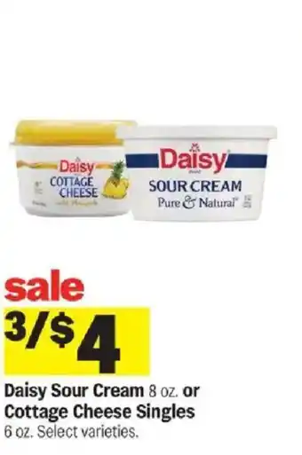 Meijer Daisy Sour Cream or Cottage Cheese Singles offer