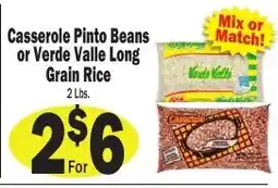 Sellers Bros Casserole Pinto Beans or Verde Valle Long Grain Rice offer