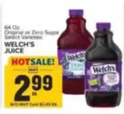 Food Lion Welch's juice offer