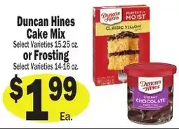 Sellers Bros Duncan Hines cake mix or frosting offer