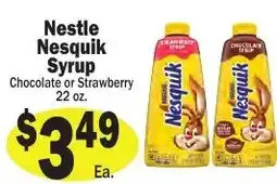 Sellers Bros Nestle Nesquik Syrup offer