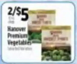 Pioneer Supermarkets Hanover Premium Vegetables offer