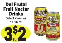 Sellers Bros Del Frutal fruit nectar drinks offer
