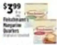 Pioneer Supermarkets Feuchtmann's margarine quarters offer