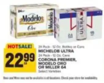 Food Lion Michelob Ultra, Corona Premier, Modelo Oro or Miller 64 offer