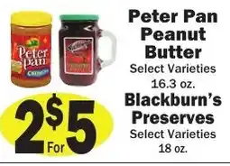 Sellers Bros Peter Pan Peanut Butter offer