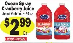 Sellers Bros Ocean Spray cranberry juice offer