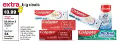 CVS Colgate Optic White Whitening Toothpaste offer