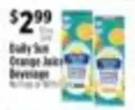 Pioneer Supermarkets Daily Sun Orange Juice Beverage offer