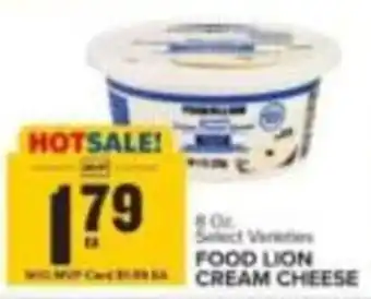 Food Lion Food Lion cream cheese offer