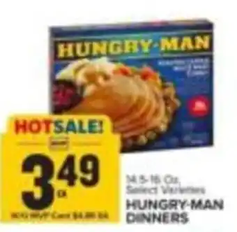 Food Lion Hungry-Man dinners offer