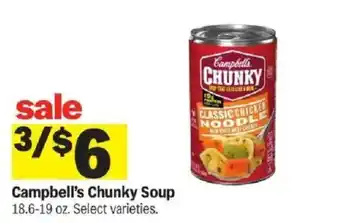 Meijer Campbell's Chunky Soup offer