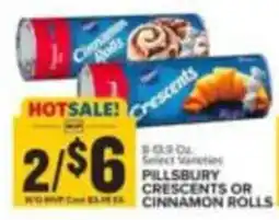 Food Lion Pillsbury crescents or cinnamon rolls offer