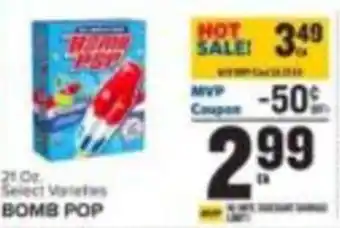Food Lion Bomb Pop offer