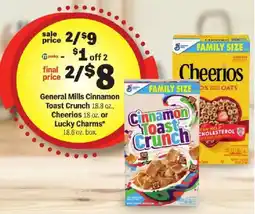 Meijer General Mills Cinnamon Toast Crunch offer