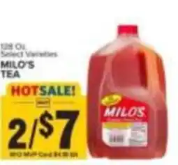 Food Lion Milo's tea offer