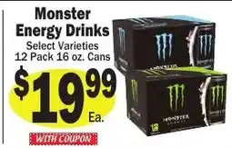Sellers Bros Monster Energy Drinks offer