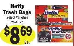Sellers Bros Hefty trash bags offer