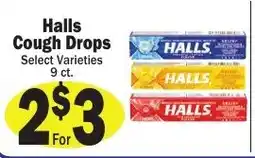 Sellers Bros Halls Cough Drops offer