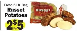 Sellers Bros Russet Potatoes offer