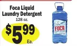 Sellers Bros Foca liquid laundry detergent offer