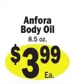Sellers Bros Anfora body oil offer