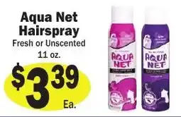 Sellers Bros Aqua Net Hairspray offer