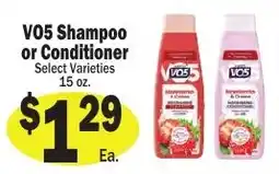 Sellers Bros Vos shampoo or conditioner offer