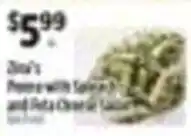 Pioneer Supermarkets Zoe's Pizza with Spinach and Feta Cheese Sauce offer