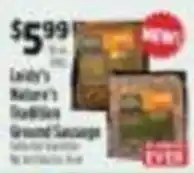 Pioneer Supermarkets Lady's Nature's Tradition Ground Sausage offer