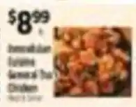 Pioneer Supermarkets Indonesian Cuisine General Tso Chicken offer