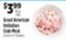 Pioneer Supermarkets Great American imitation crab meat offer
