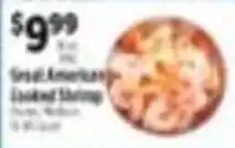Pioneer Supermarkets Great American Cooked Shrimp offer