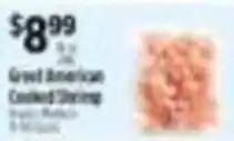 Pioneer Supermarkets Great American Cooked Shrimp offer